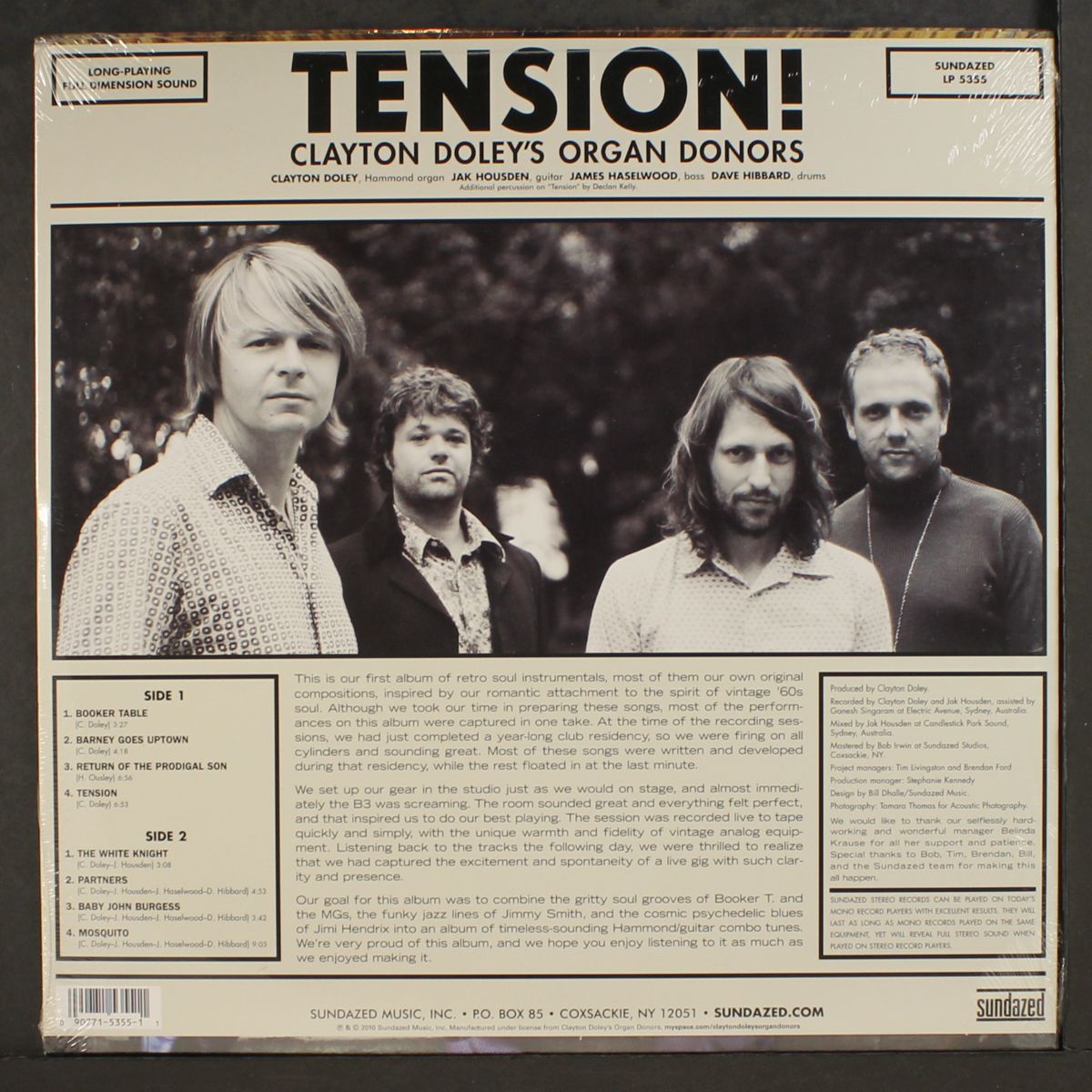tension! by CLAYTON DOLEY'S ORGAN DONORS