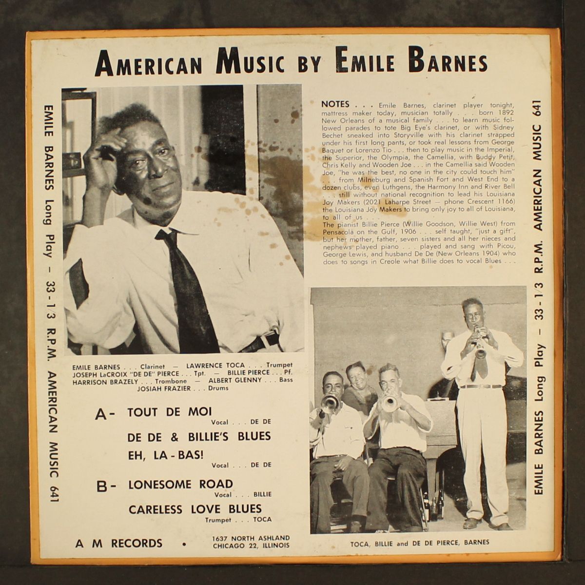american music by EMILE BARNES