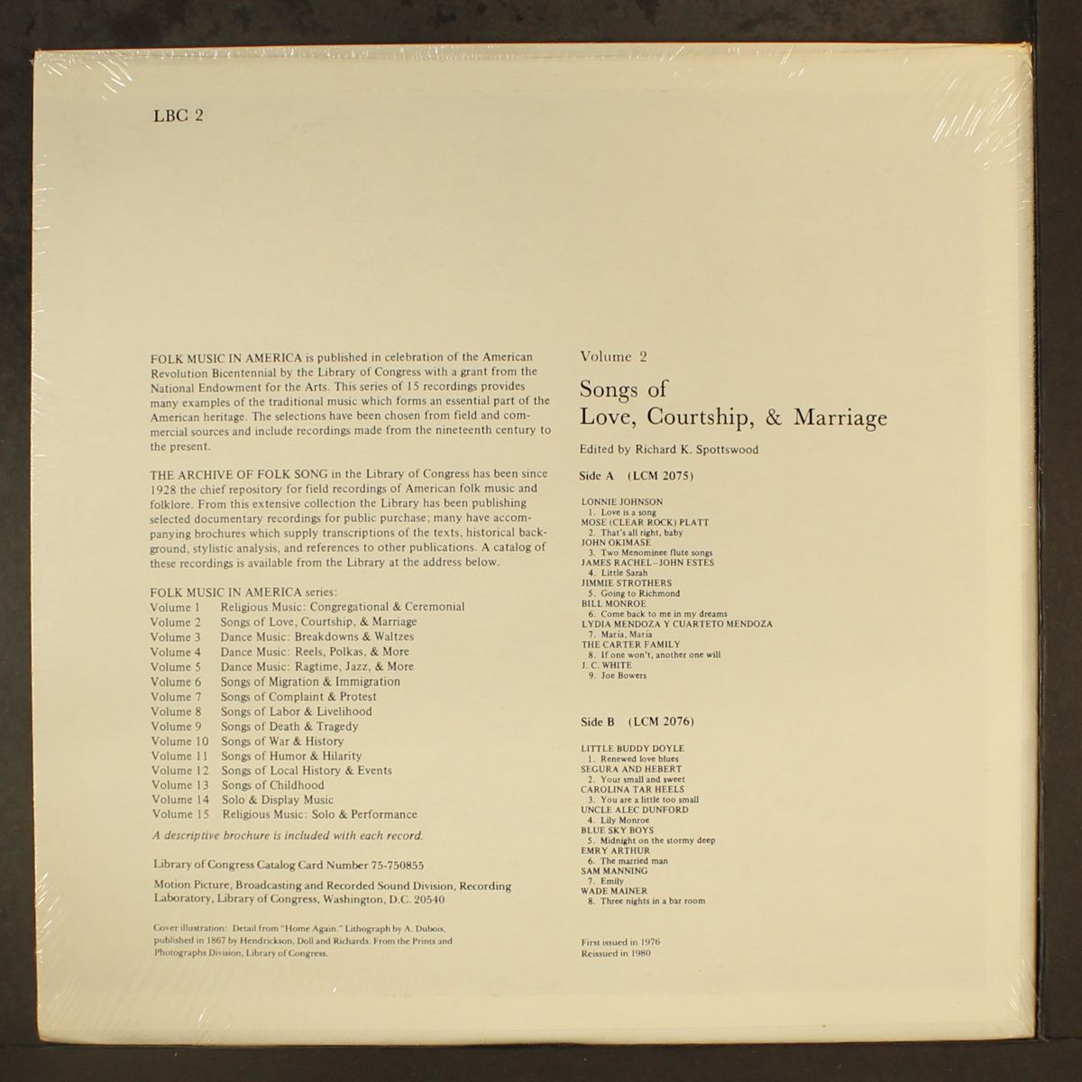 songs of love, courtship & marriage by VARIOUS