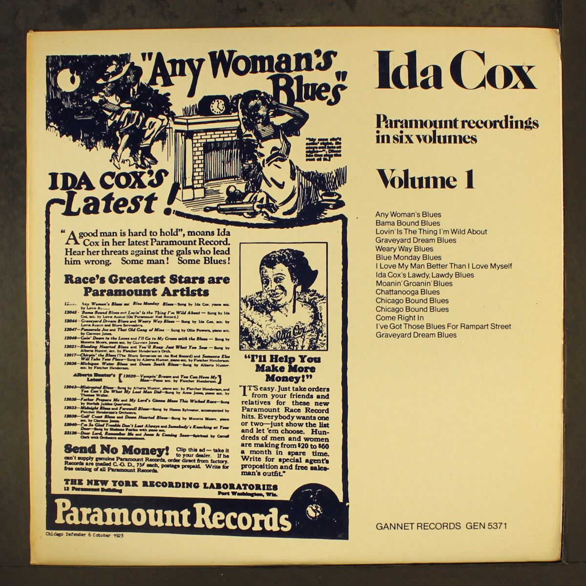 any woman's blues by IDA COX