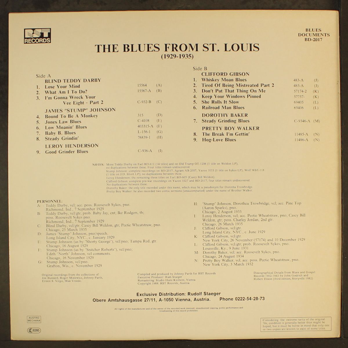 the blues from st. louis by VARIOUS