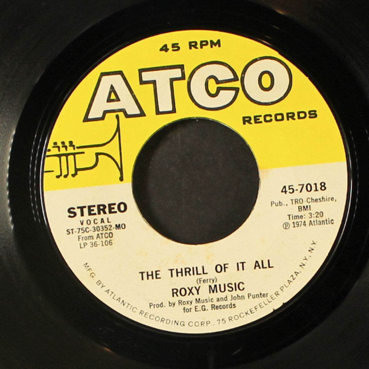 the thrill of it all / your applications failed by ROXY MUSIC