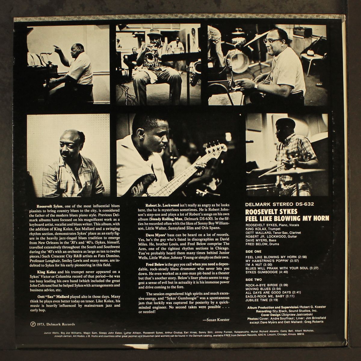 feel like blowing my horn by ROOSEVELT SYKES