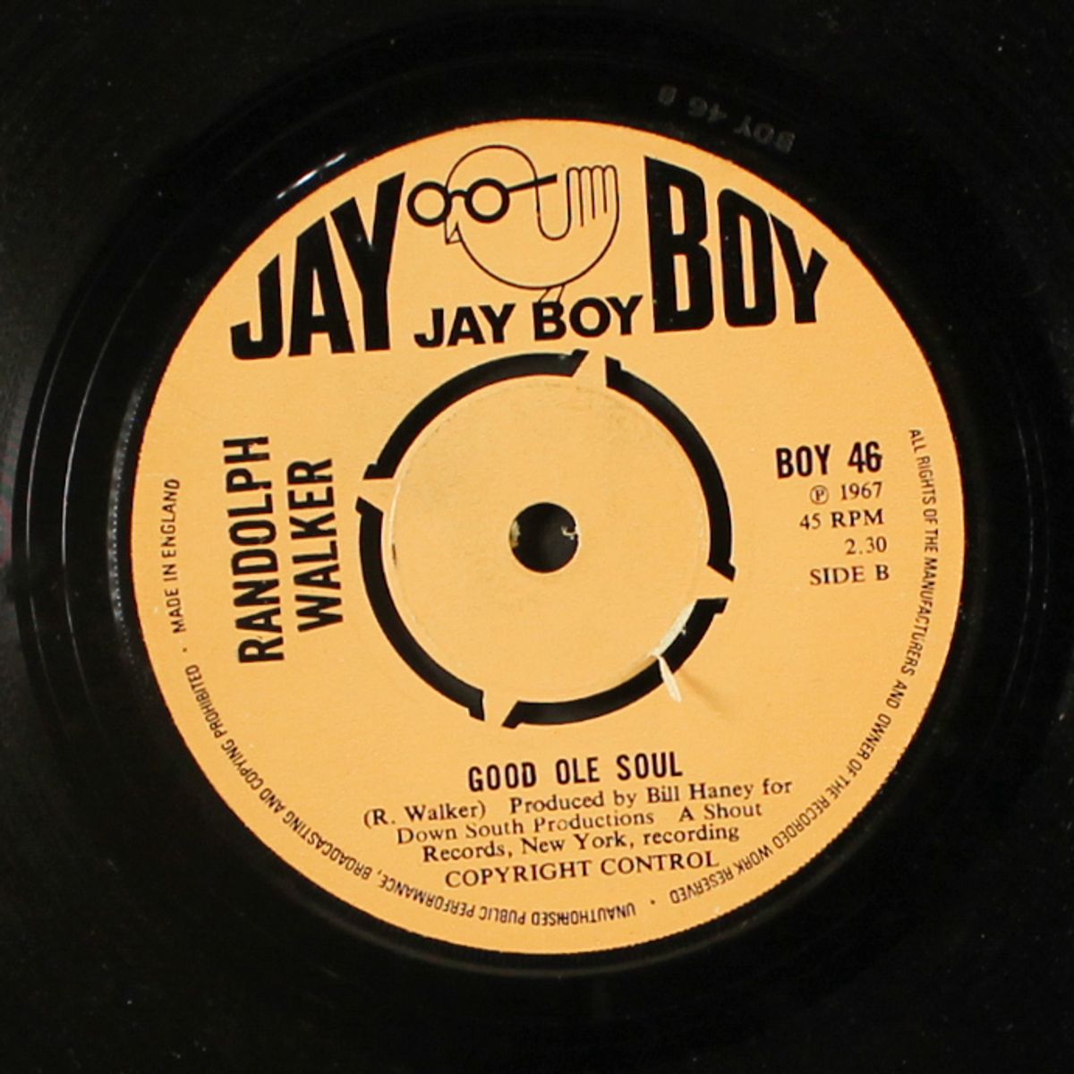 i love her more / good ole soul by RANDOLPH WALKER