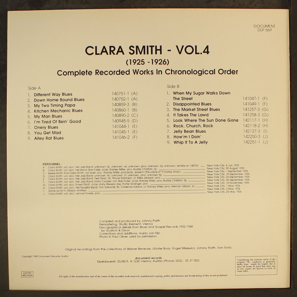 vol. 4 by CLARA SMITH