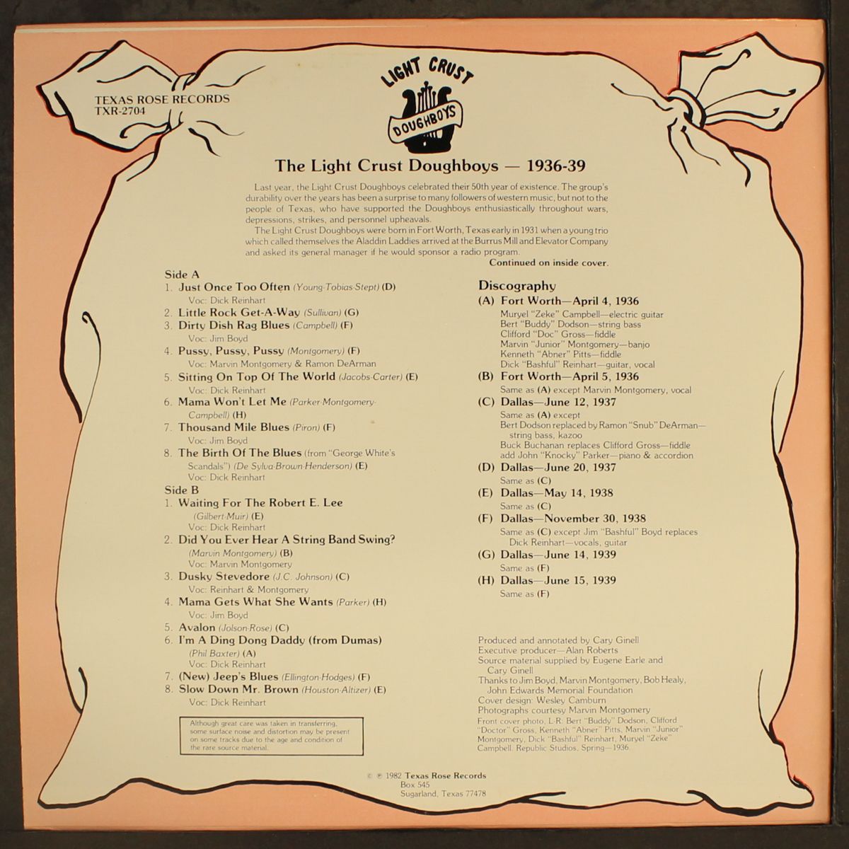 1936-39 by LIGHT CRUST DOUGHBOYS