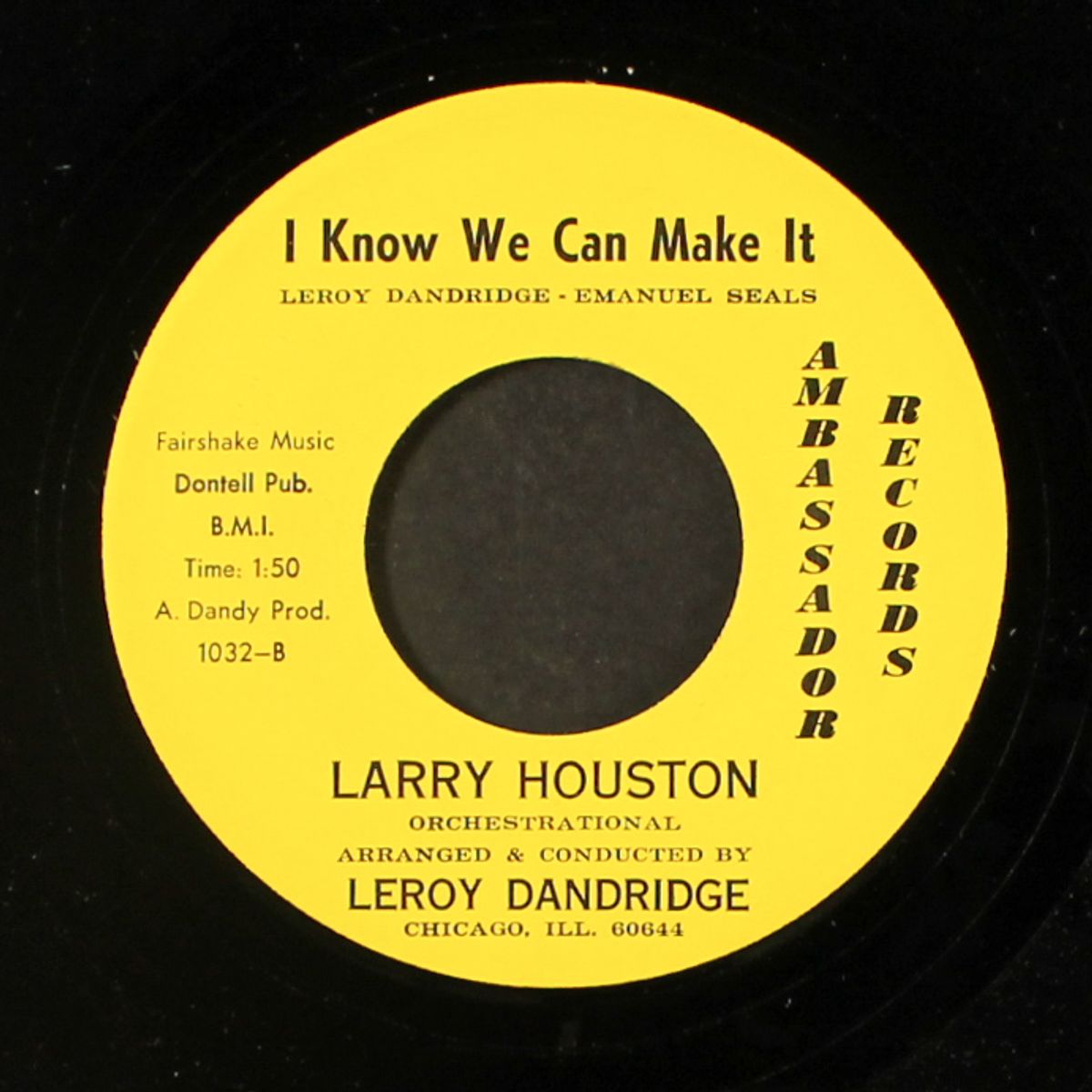i need love / i know we can make it by LARRY HOUSTON