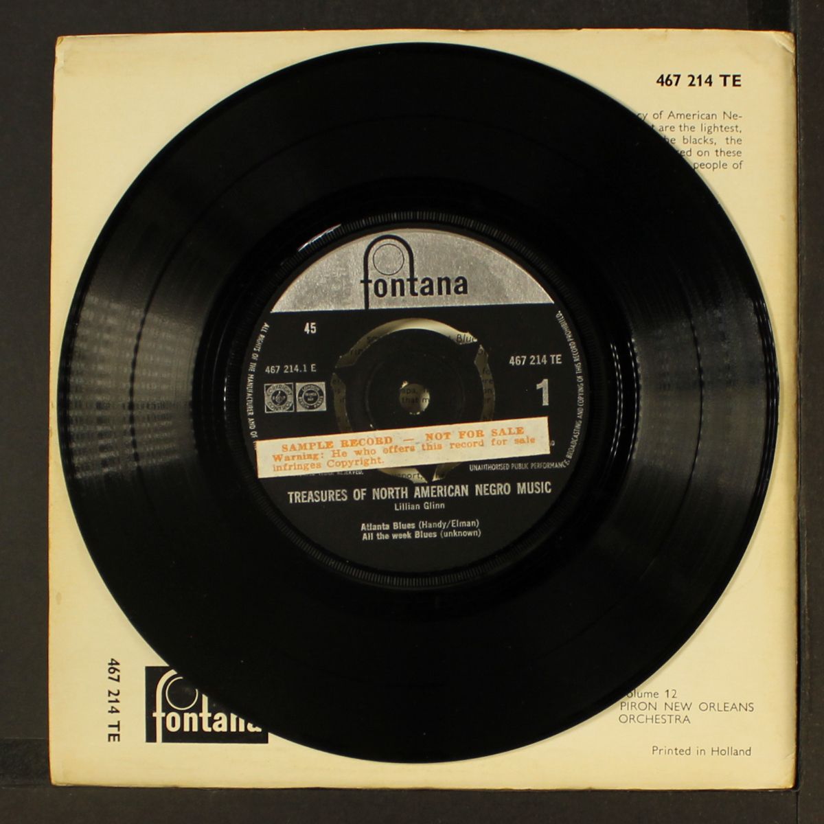 treasures of north-american negro music, vol. 15 by LILLIAN GLINN