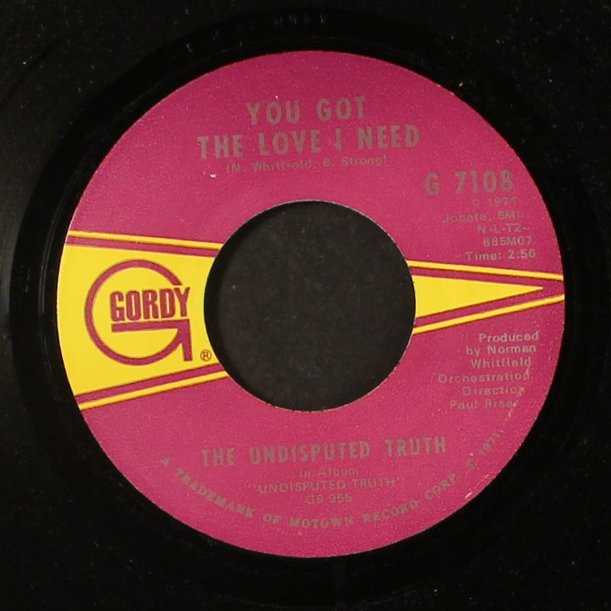 smiling faces sometimes / you got the love i need by UNDISPUTED TRUTH