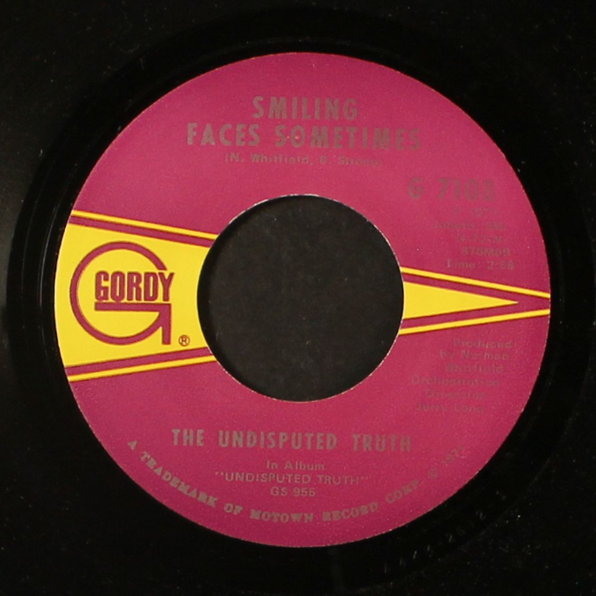 smiling faces sometimes / you got the love i need by UNDISPUTED TRUTH