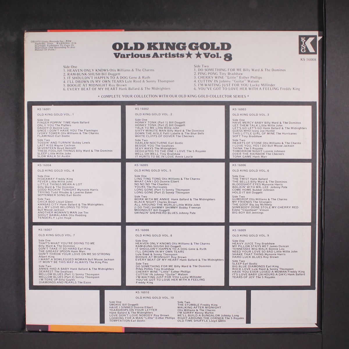 old king gold, vol. 8 by VARIOUS