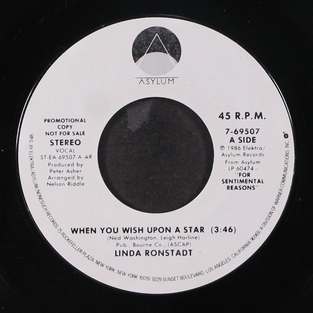 when you wish upon a star / same by LINDA RONSTADT