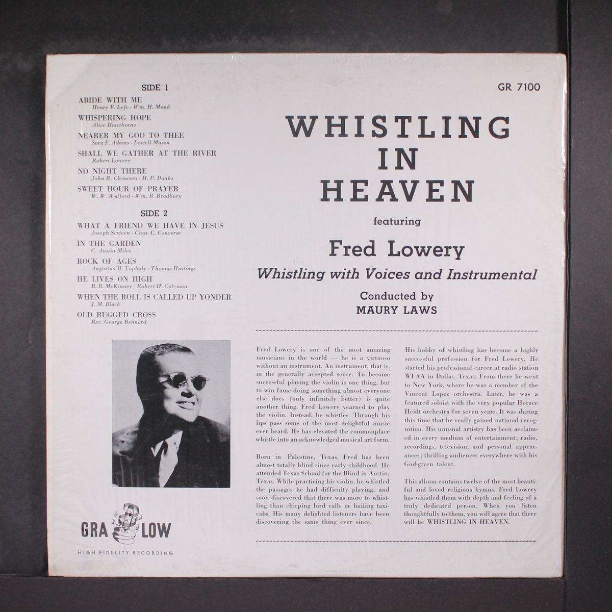whistling in heaven by FRED LOWERY