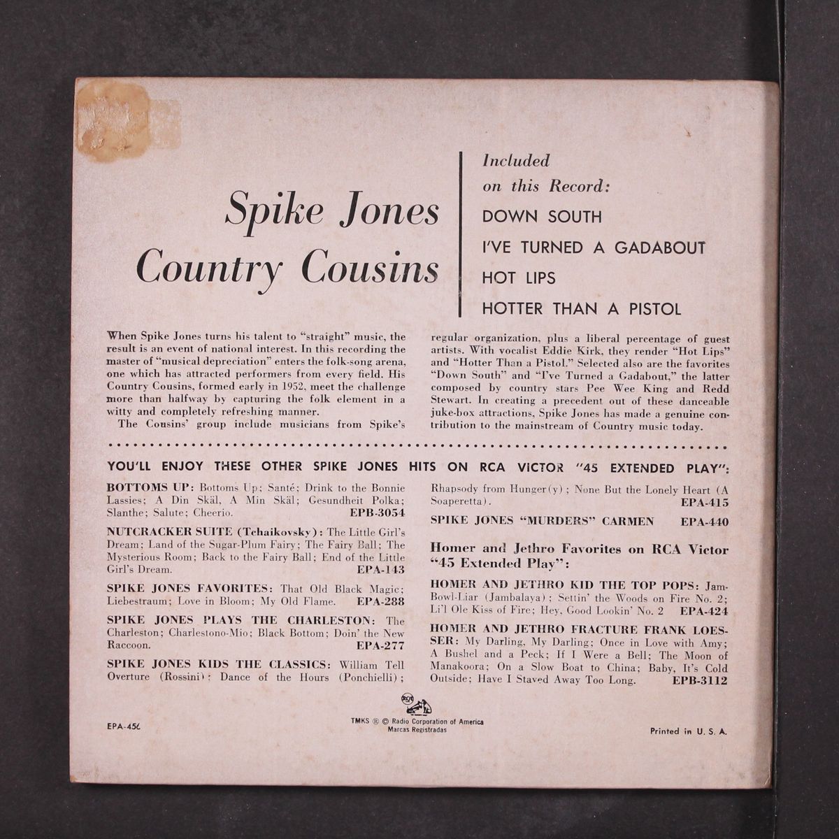 country cousins by SPIKE JONES