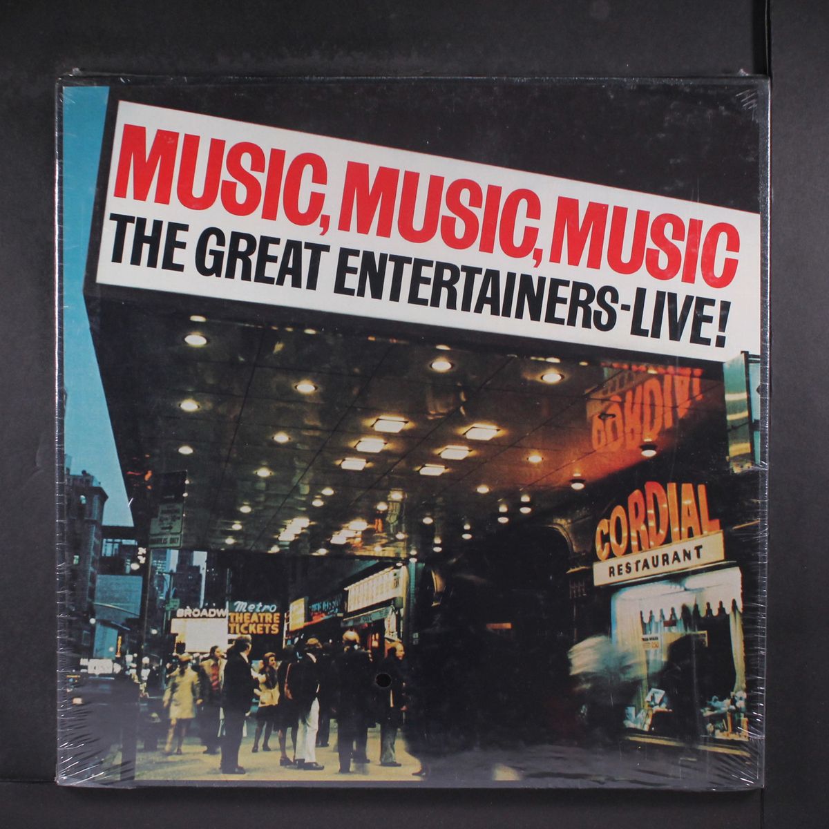 music, music, music the great entertainers - live! by VARIOUS