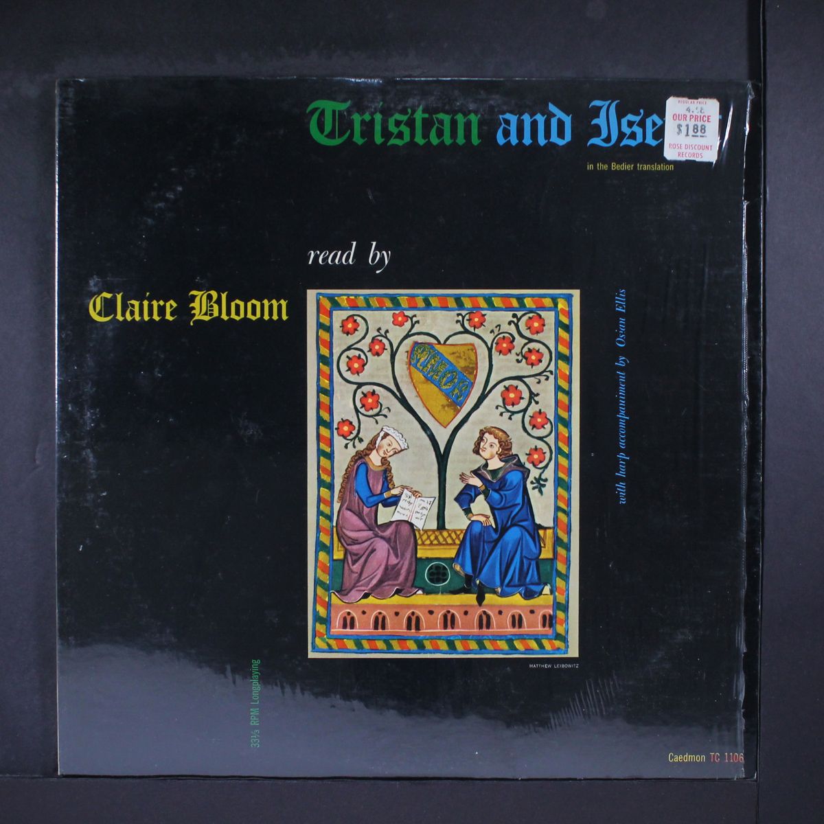 tristan and iseult by CLAIRE BLOOM