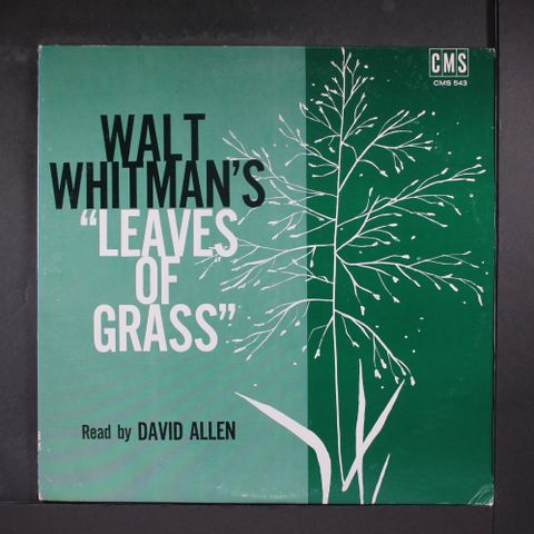 WALT WHITMAN, DAVID ALLEN