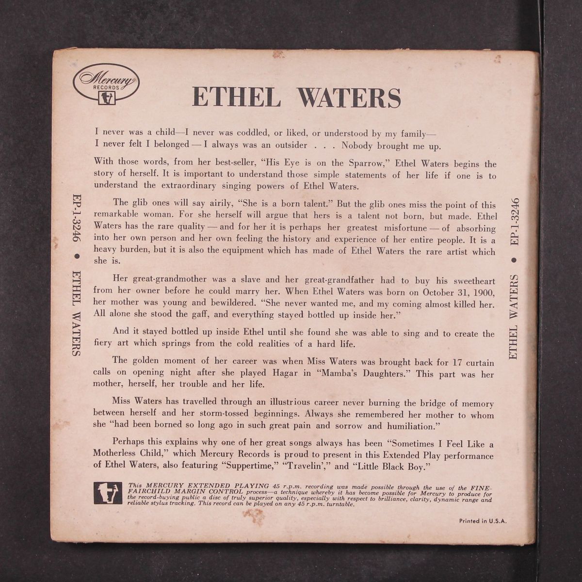 ethel waters by ETHEL WATERS