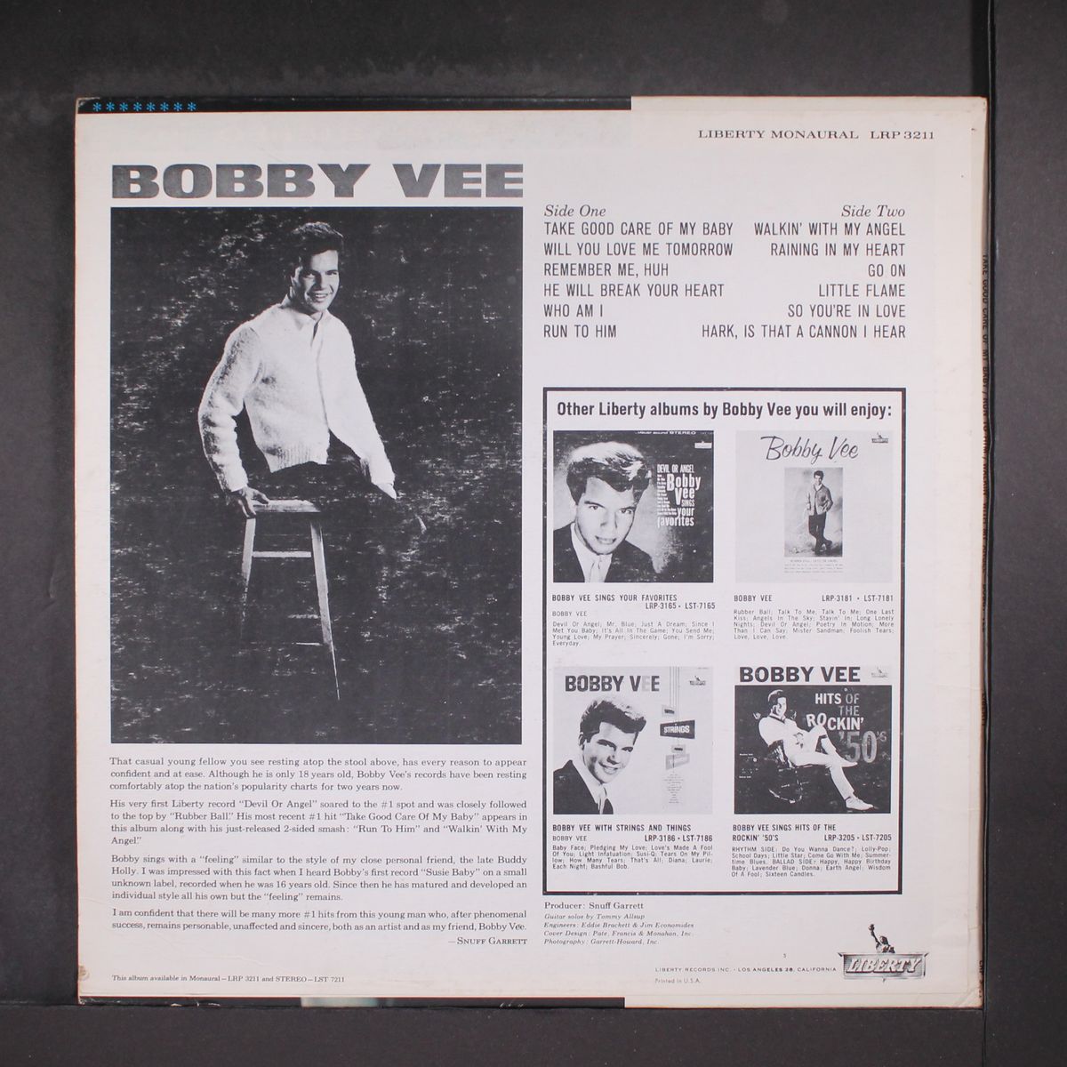 take good care of my baby by BOBBY VEE