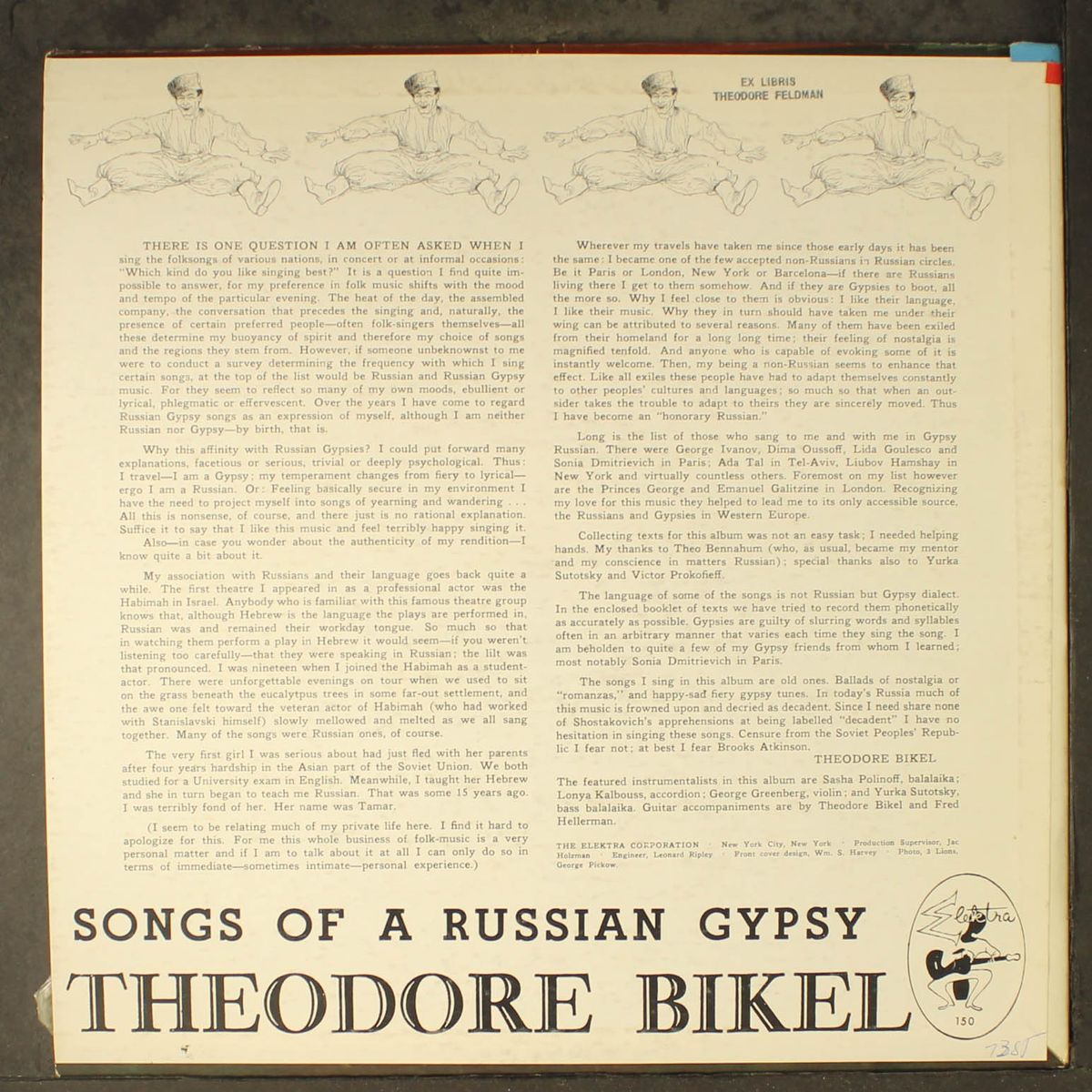 songs of a russian gypsy by THEODORE BIKEL