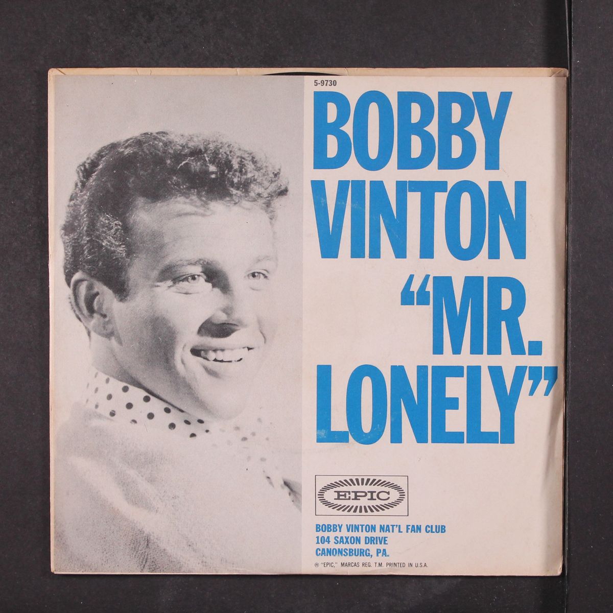 mr. lonely by BOBBY VINTON