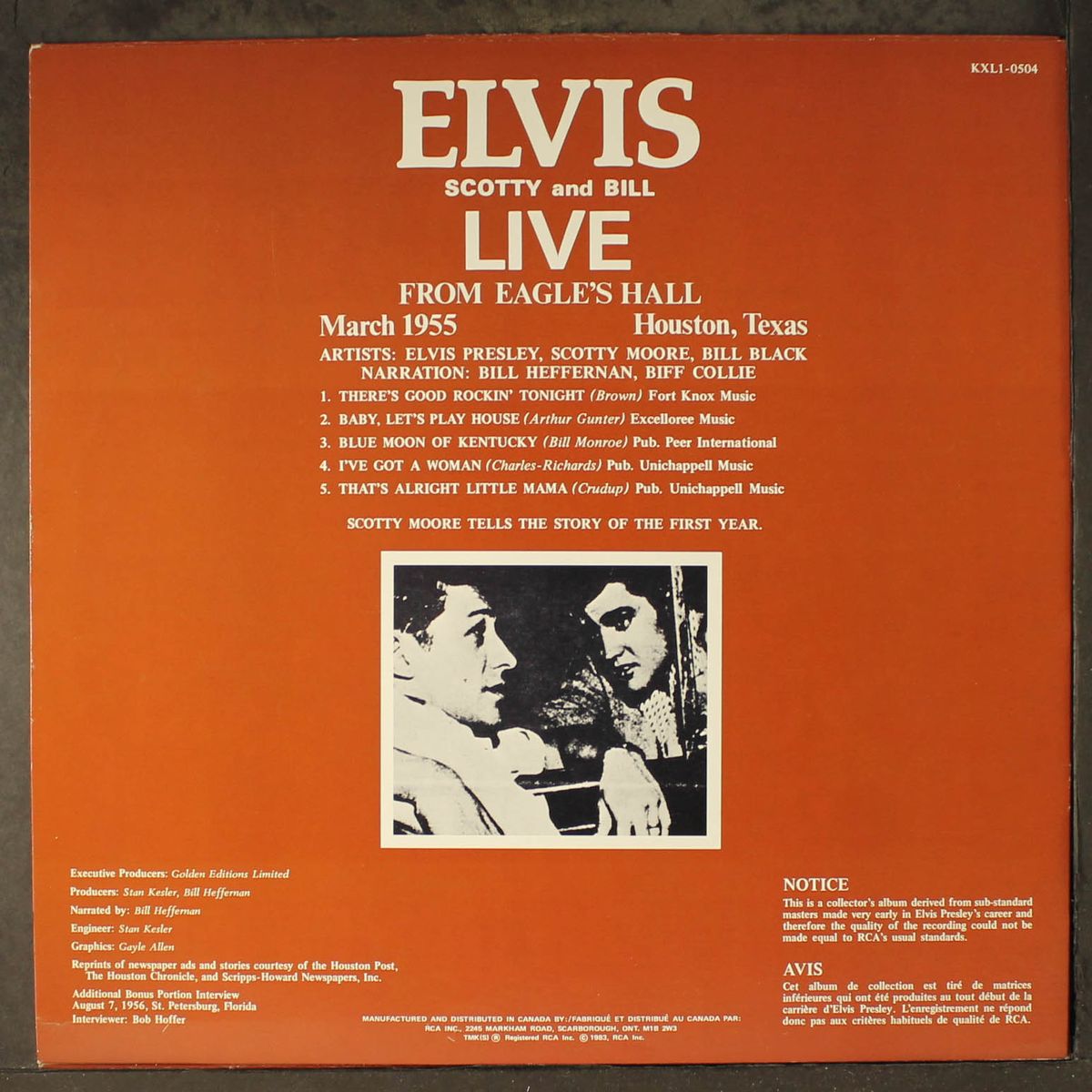 the first year by ELVIS PRESLEY