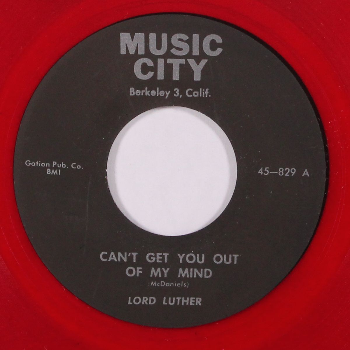 can't get you out of my mind / what will the outcome be by LORD LUTHER / AL LEWIS