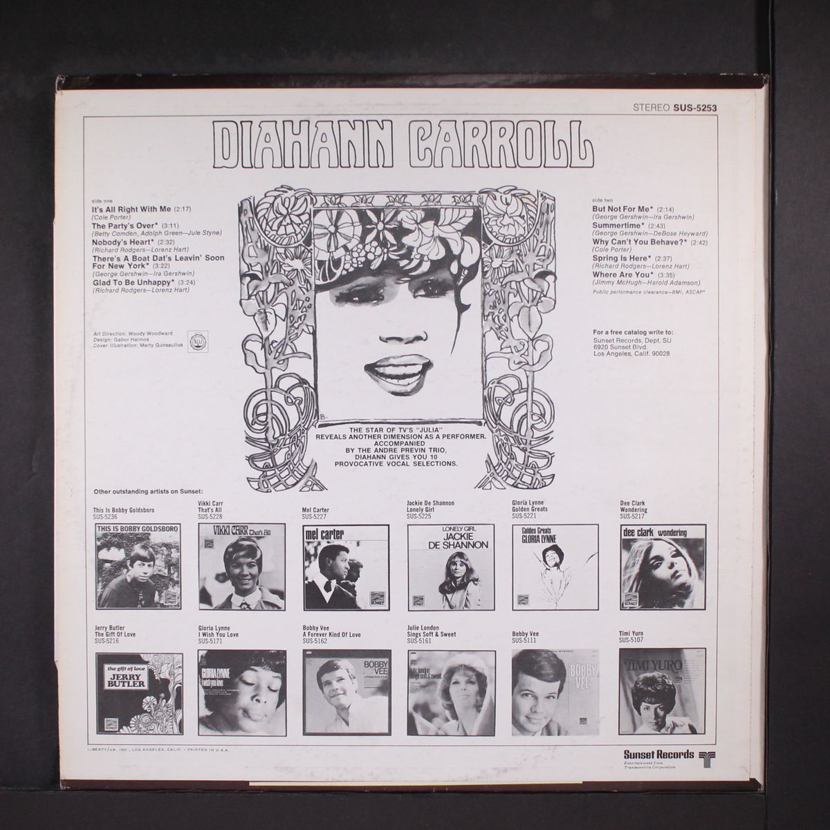 accompanied by the andre previn trio by DIAHANN CARROLL