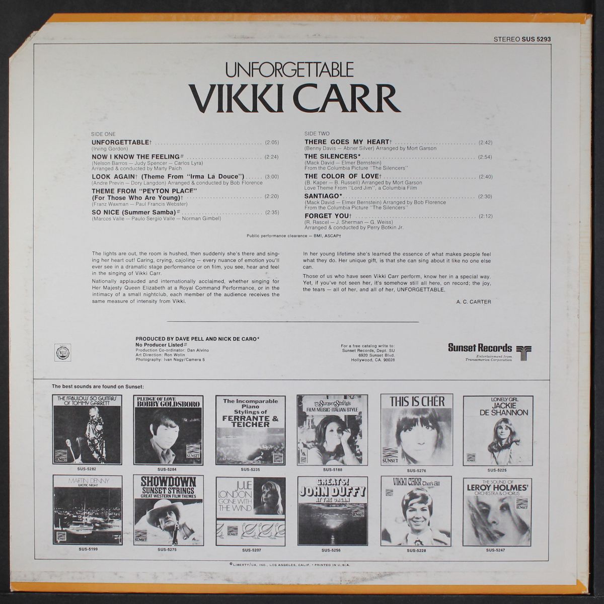 unforgettable by VIKKI CARR