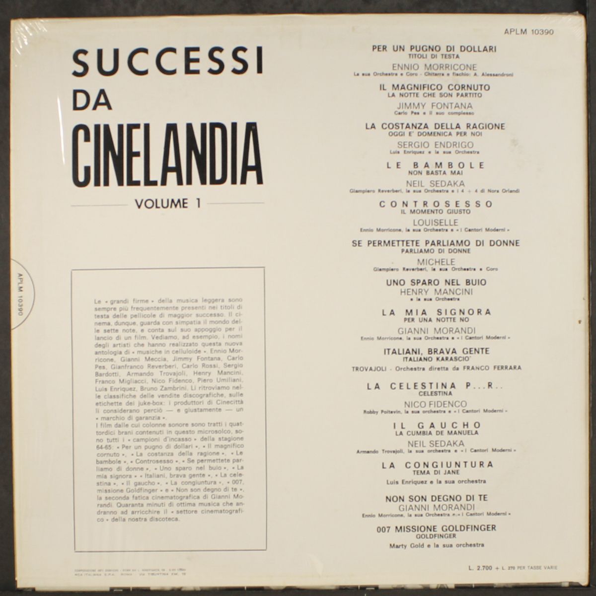 successi da cinelandia, vol. 1 by VARIOUS