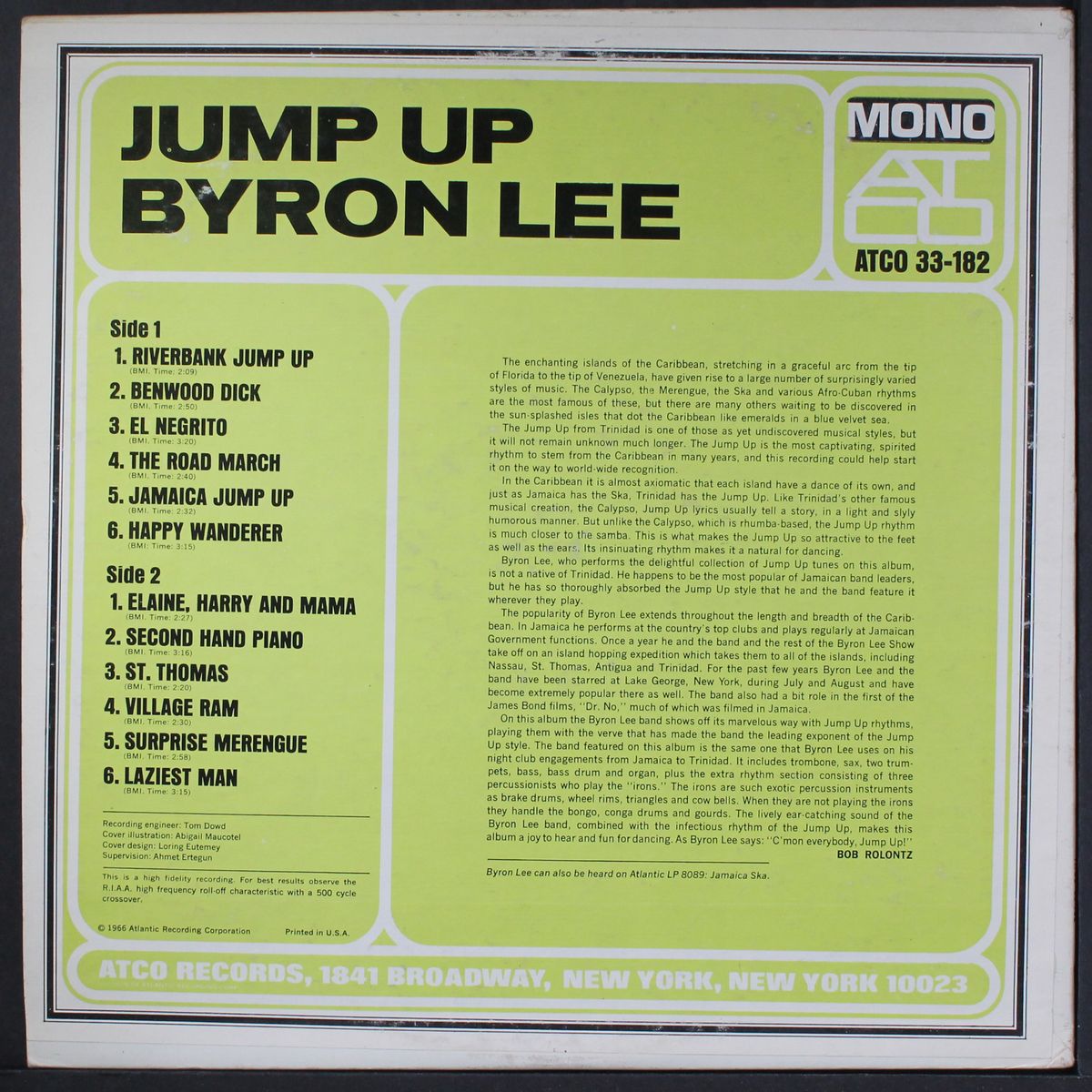 jump up by BYRON LEE