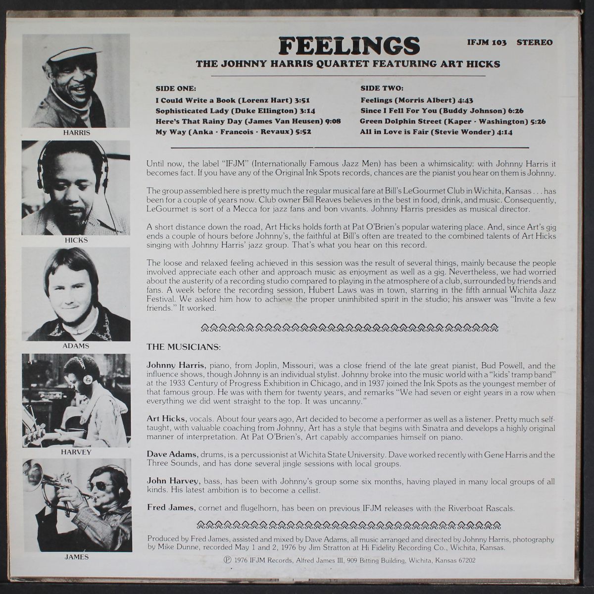 feelings by JOHNNY HARRIS