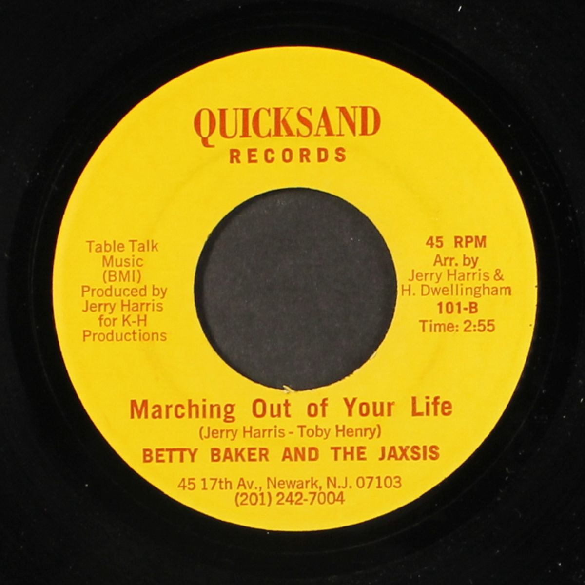 marching out of your life / show some pity by BETTY BAKER & JAXSIS