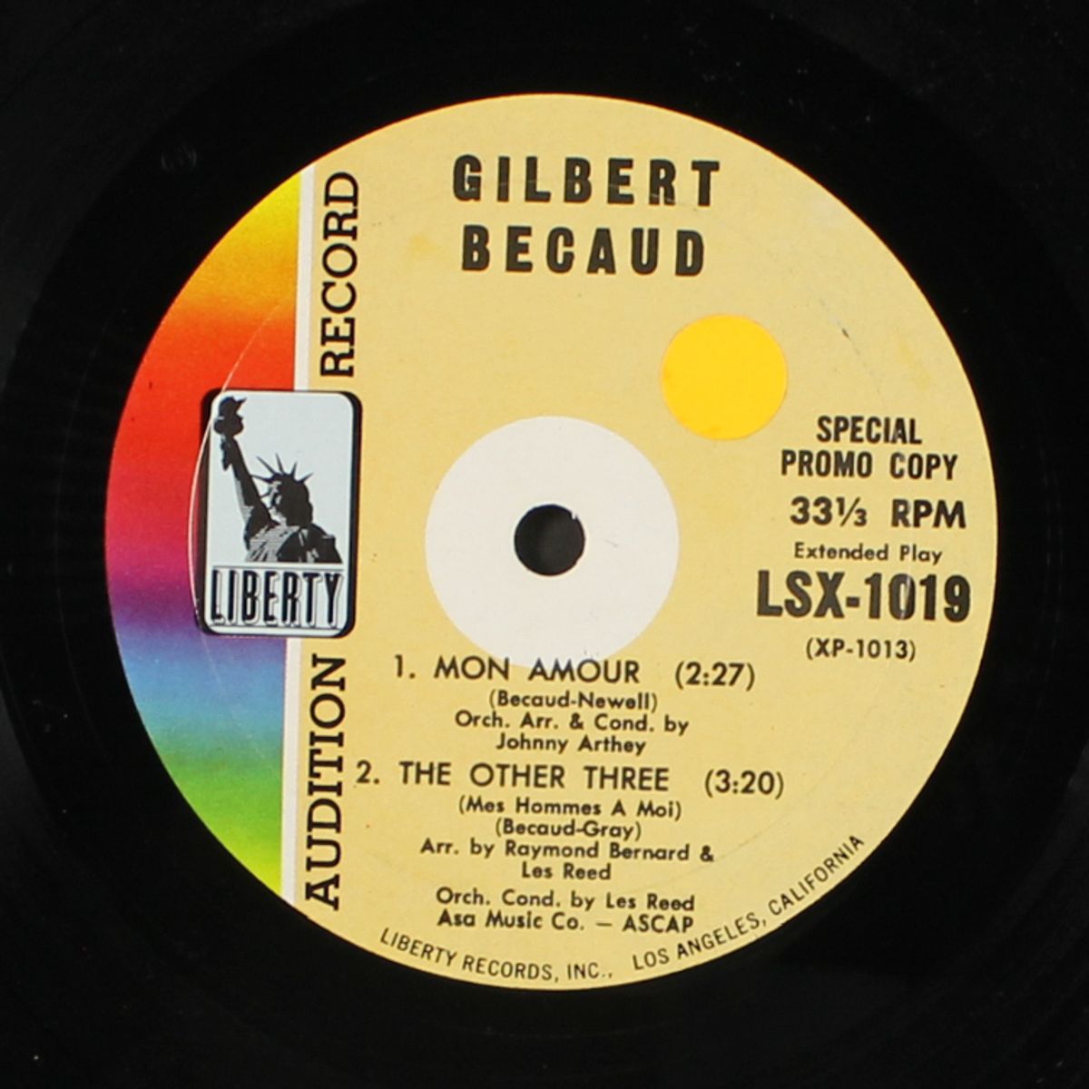 mon amour + 3 by GILBERT BECAUD
