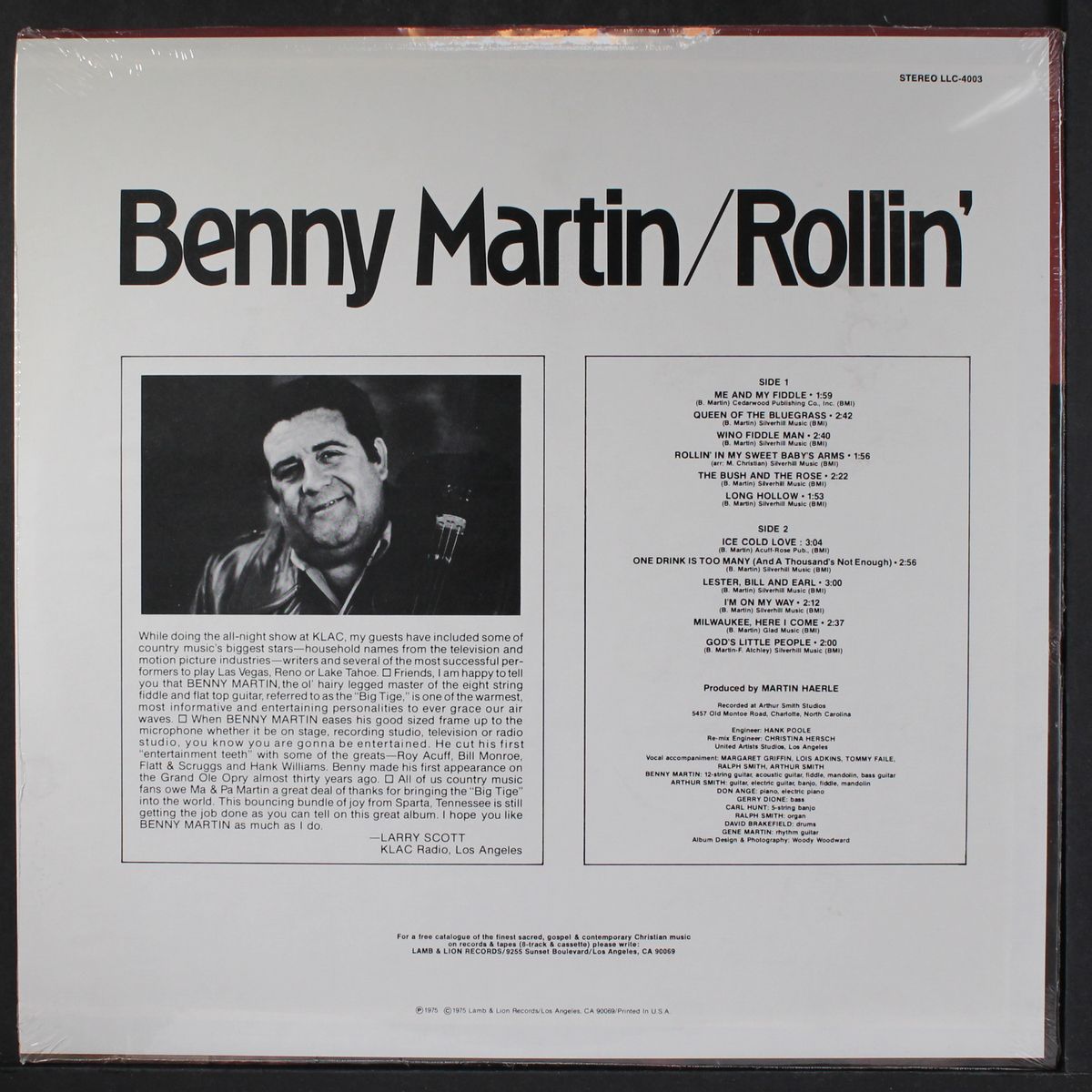 rollin' by BENNY MARTIN