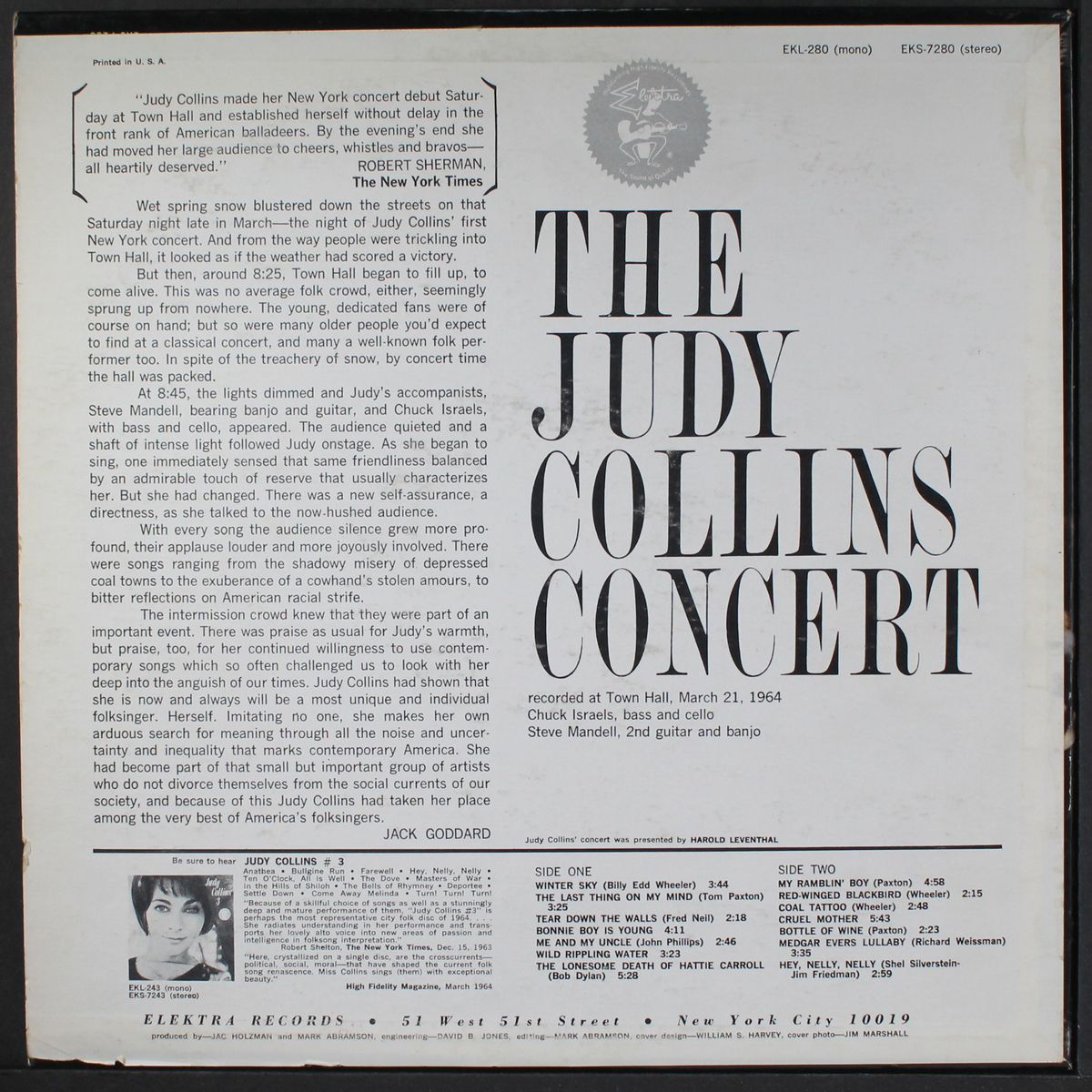 concert by JUDY COLLINS