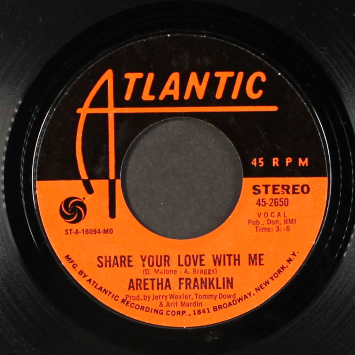share your love with me / pledging my love/the clock by ARETHA FRANKLIN