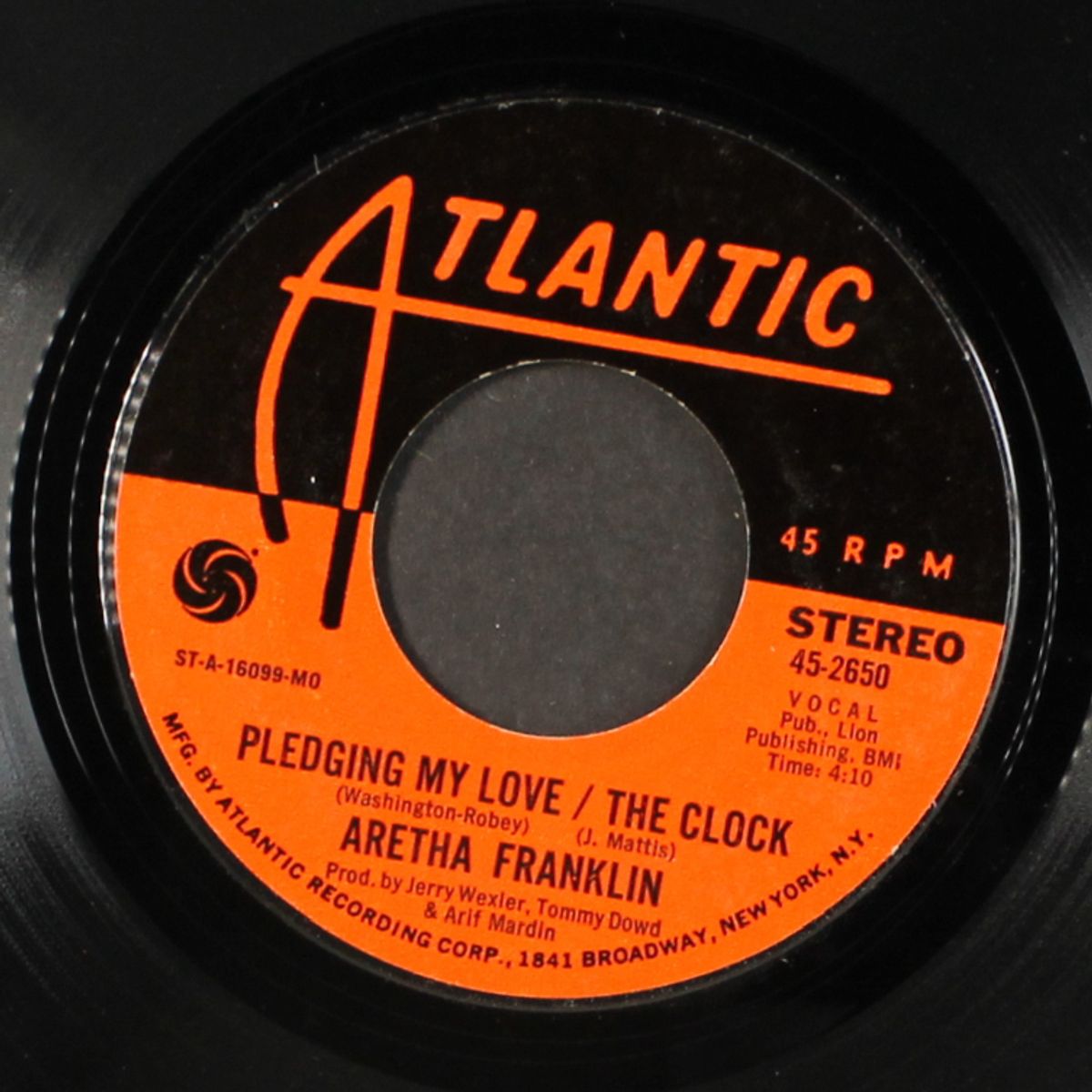 share your love with me / pledging my love/the clock by ARETHA FRANKLIN