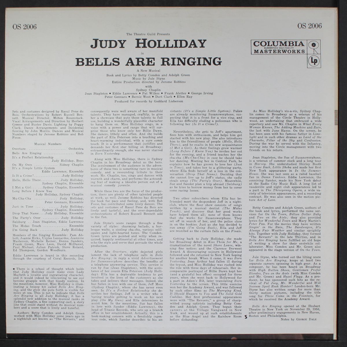 bells are ringing by ORIGINAL CAST