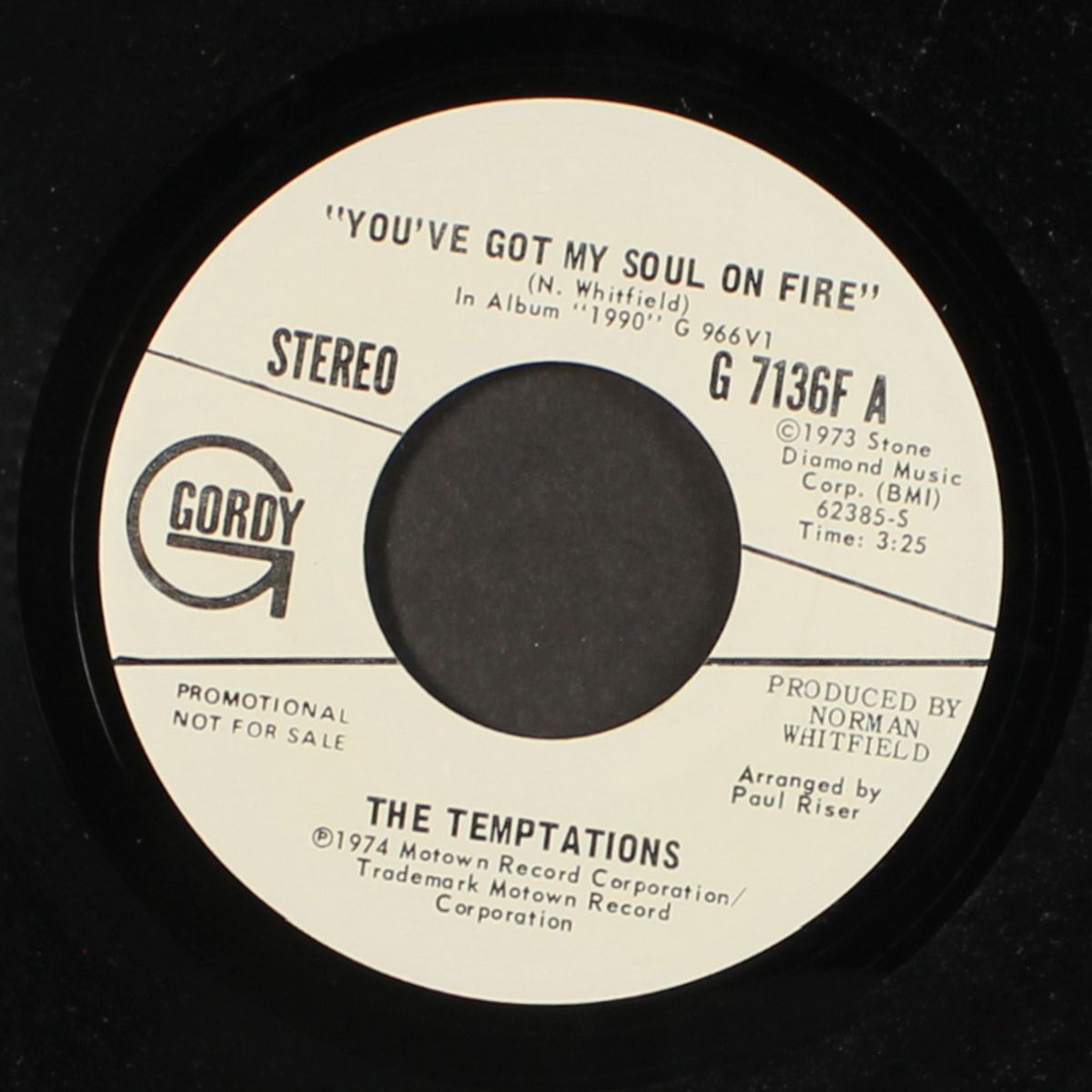 you've got my soul on fire / mono by TEMPTATIONS