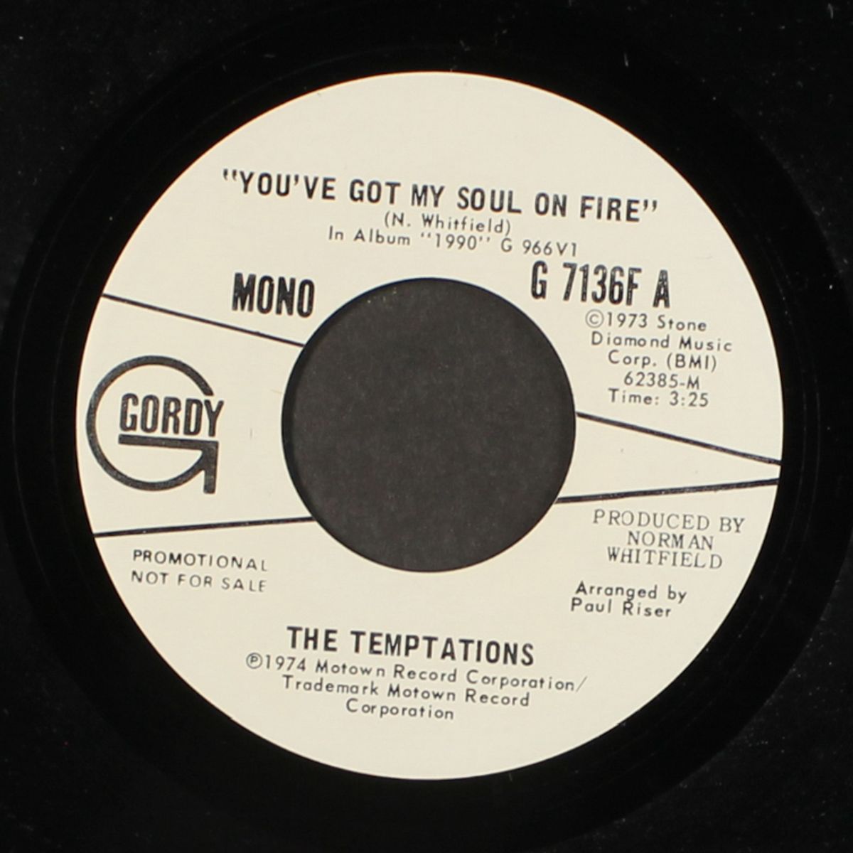 you've got my soul on fire / mono by TEMPTATIONS
