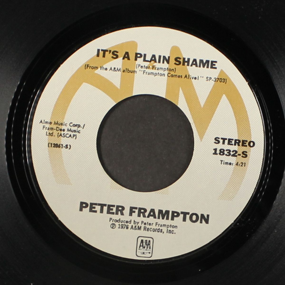 baby i love your way / it's a plain shame by PETER FRAMPTON