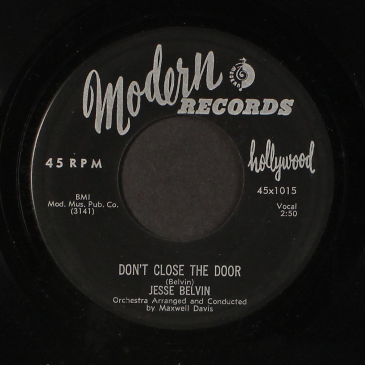 by my side / don't close the door by JESSE BELVIN