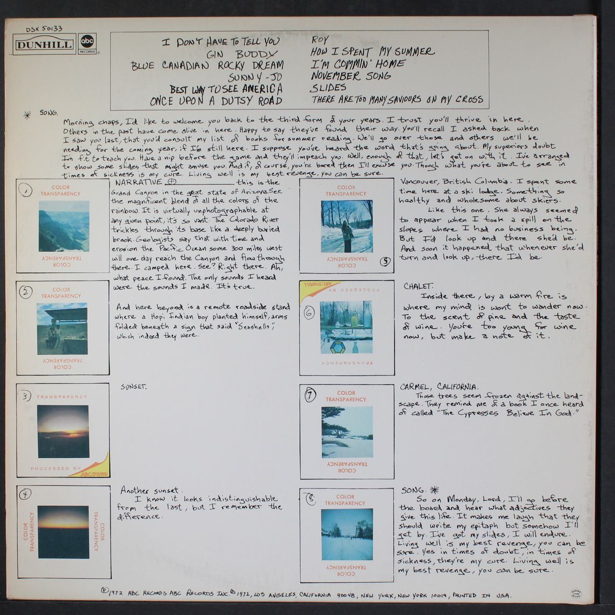 slides by RICHARD HARRIS