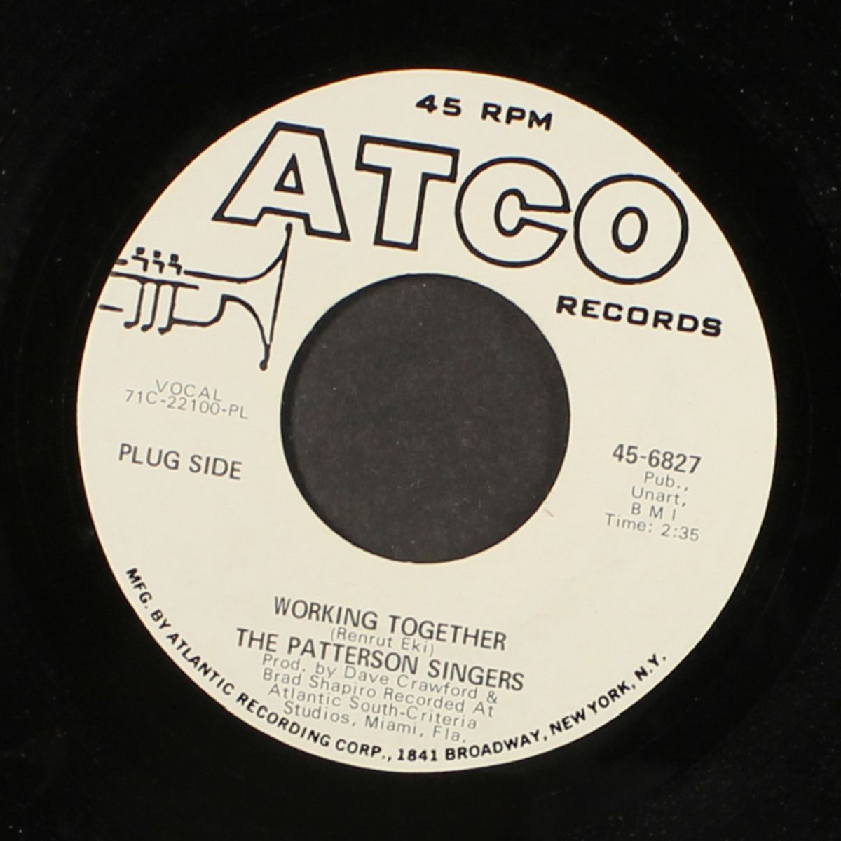 working together / that's understanding by PATTERSON SINGERS