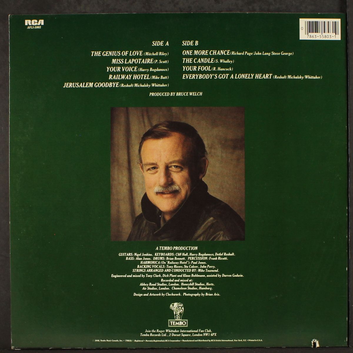 the genius of love by ROGER WHITTAKER