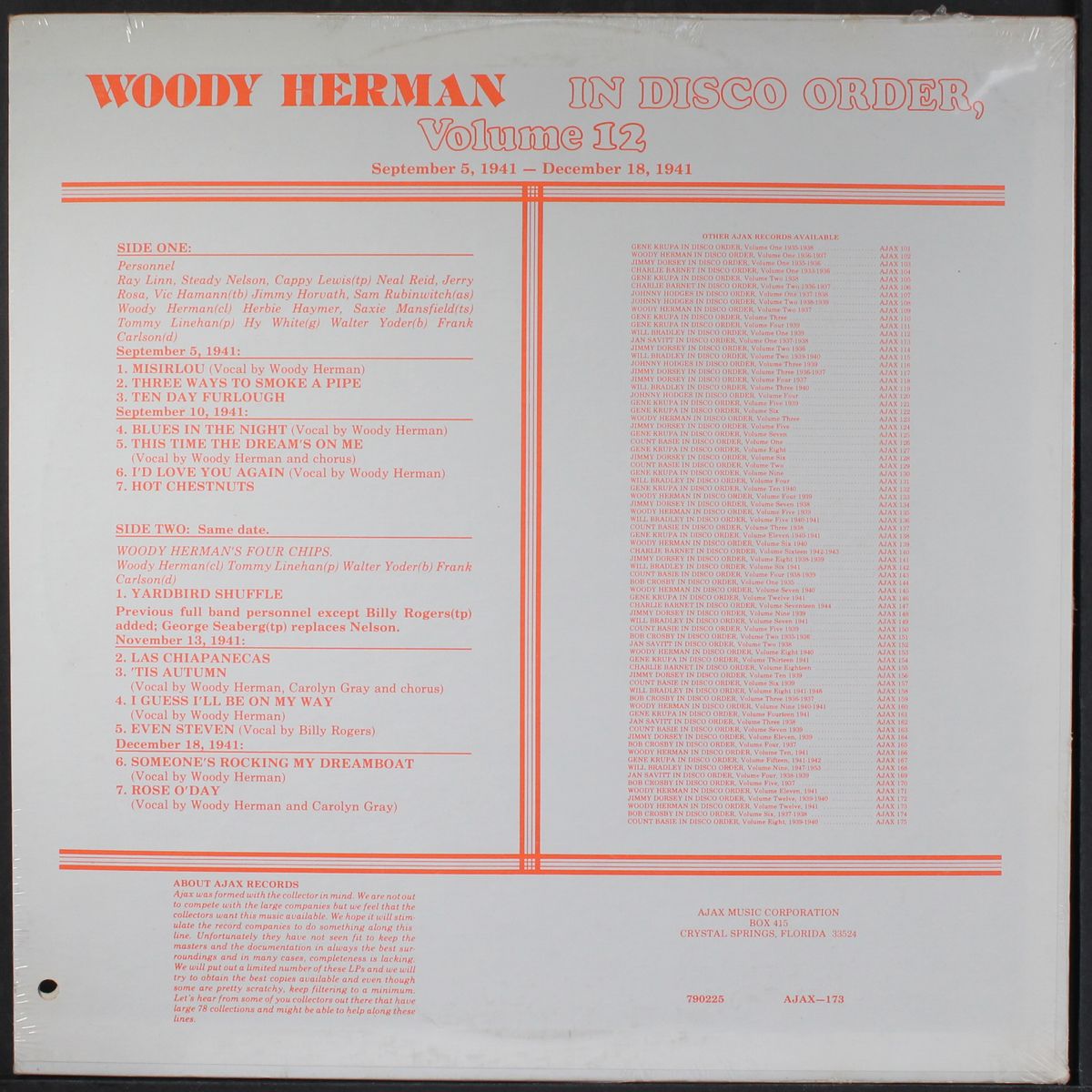 in disco order, vol. 12 by WOODY HERMAN