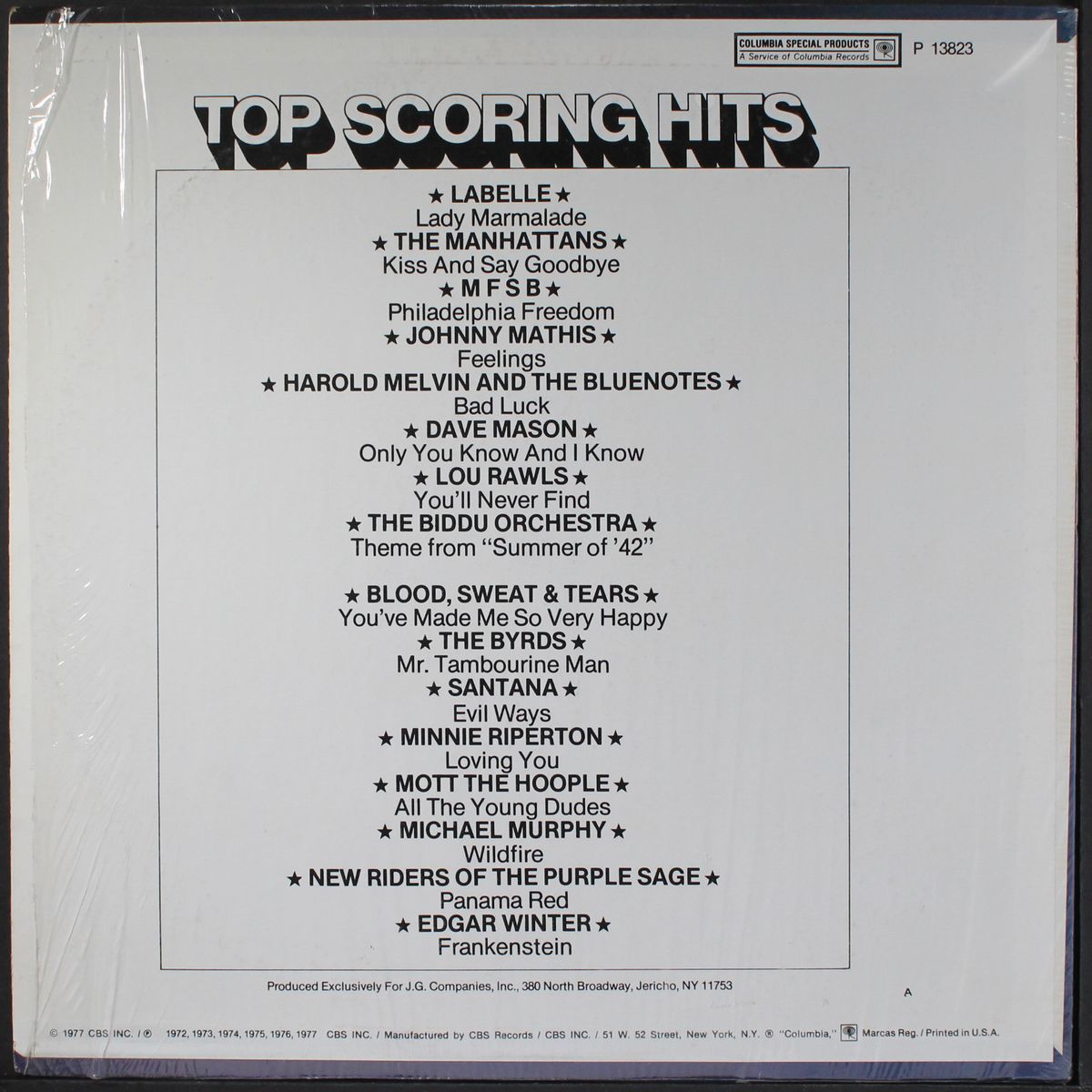 top scoring hits by VARIOUS