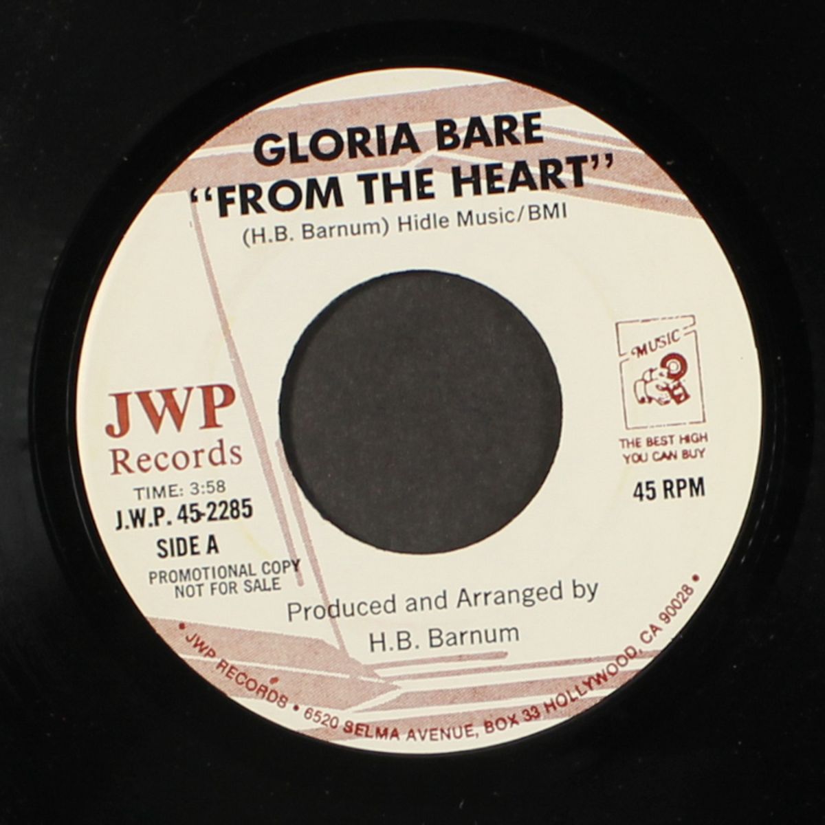 from the heart / music to make love by by GLORIA BARE