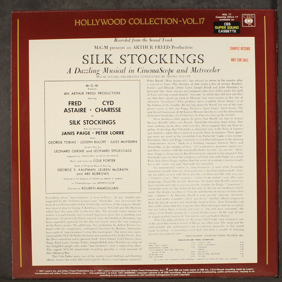 silk stockings by ORIGINAL CAST